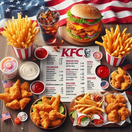 KFC Menu Price USA